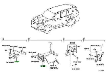 New Genuine Toyota FR Suspension Height Sensor L&R Pair 89405-60030 89406-600401