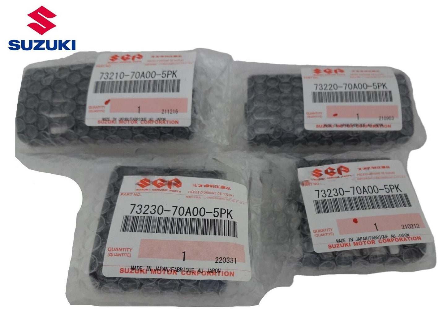 OEM Genuine Suzuki NEW Jimny Black Dashboard Air Vent Louver Set 73210-70A00-5PK0