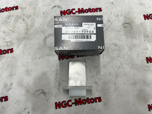 OEM Genuine Nissan Fan Control Amplifier Blower Motor Resistor 27761-70T03 NEW