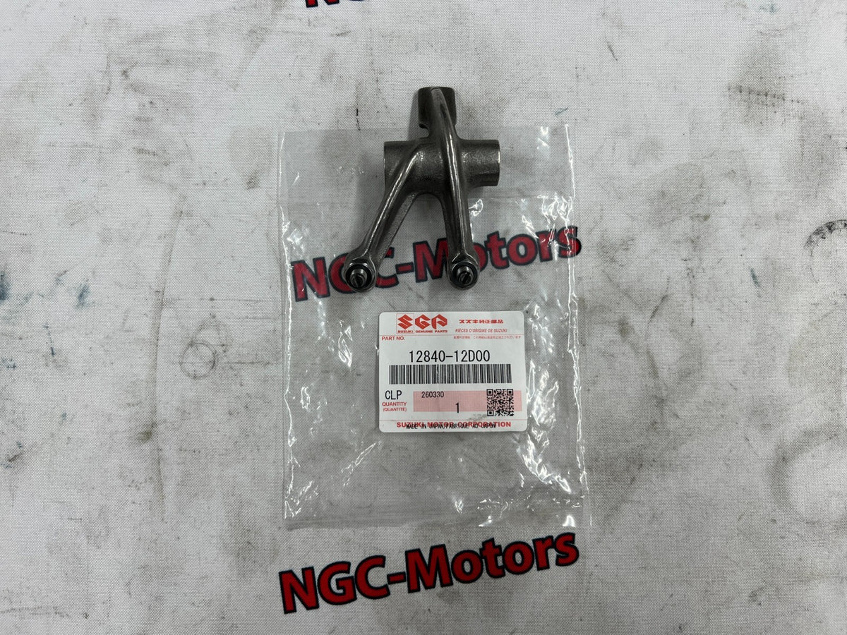 12840-12D00-000 Suzuki Arm,valve rocker intake 1284012D00000, New Genuine OEM Pa