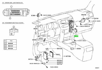 Genuine Toyota Land Cruiser Prado 150 Power Steering Control ECU 89650-350501