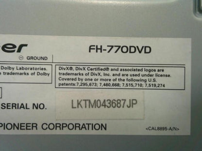 carrozzeria FH-770DVD3