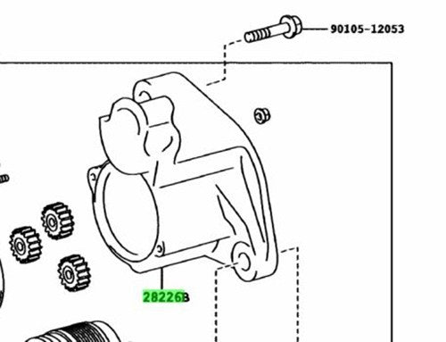 28226-0L180 Toyota Genuine KIT REPAIR SERVICE 282260L180 NEW OEM3