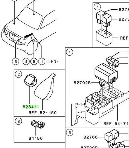 New Genuine Mitsubishi Pajero Montero Rain Light Sensor 8634A0541
