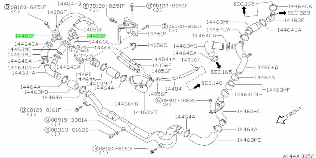 OEM VALVE Genuine Nissan GT-R R33 BCNR33 14483-05U001