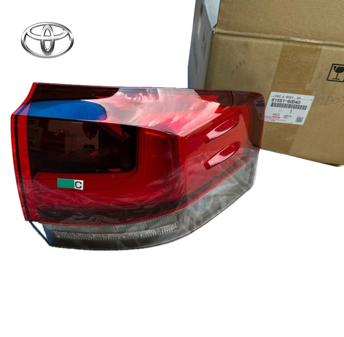 RR Right Side Tail Light Lamp Fits For Toyota Land Cruiser 2021-2024 81551-60D400