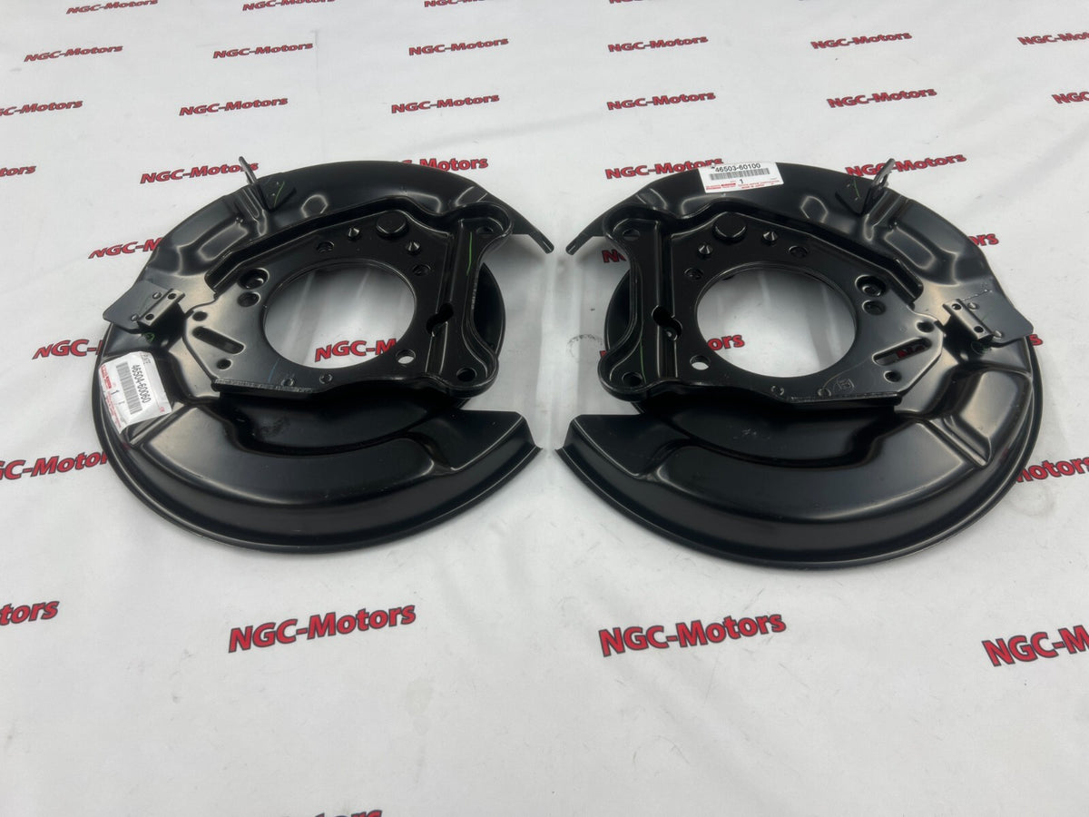 Toyota 46503-60100 46504-60060 Genuine Land Cruiser LX470 Parking Brake Plate LR