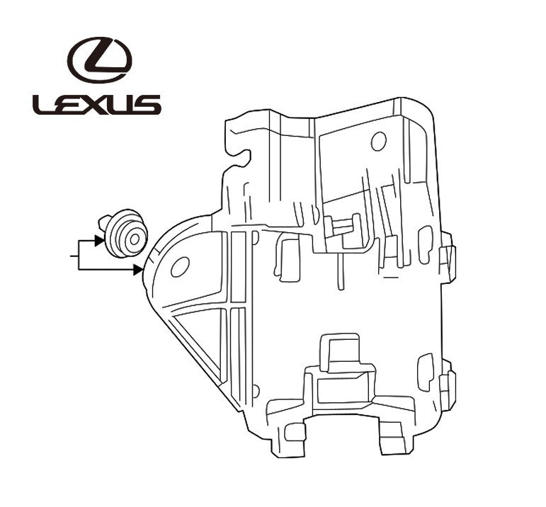 OEM TOYOTA Lexus Front Side Radar Sensor Bracket RH/LH 88215-46010 88215-460200