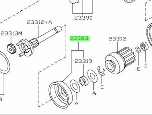 NEW Genuine Nissan Center Mounting Bracket Assembly OEM 23383-EN20A1