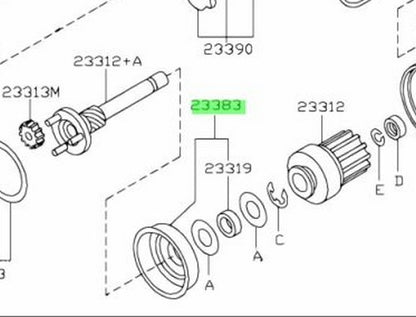 NEW Genuine Nissan Center Mounting Bracket Assembly OEM 23383-EN20A1