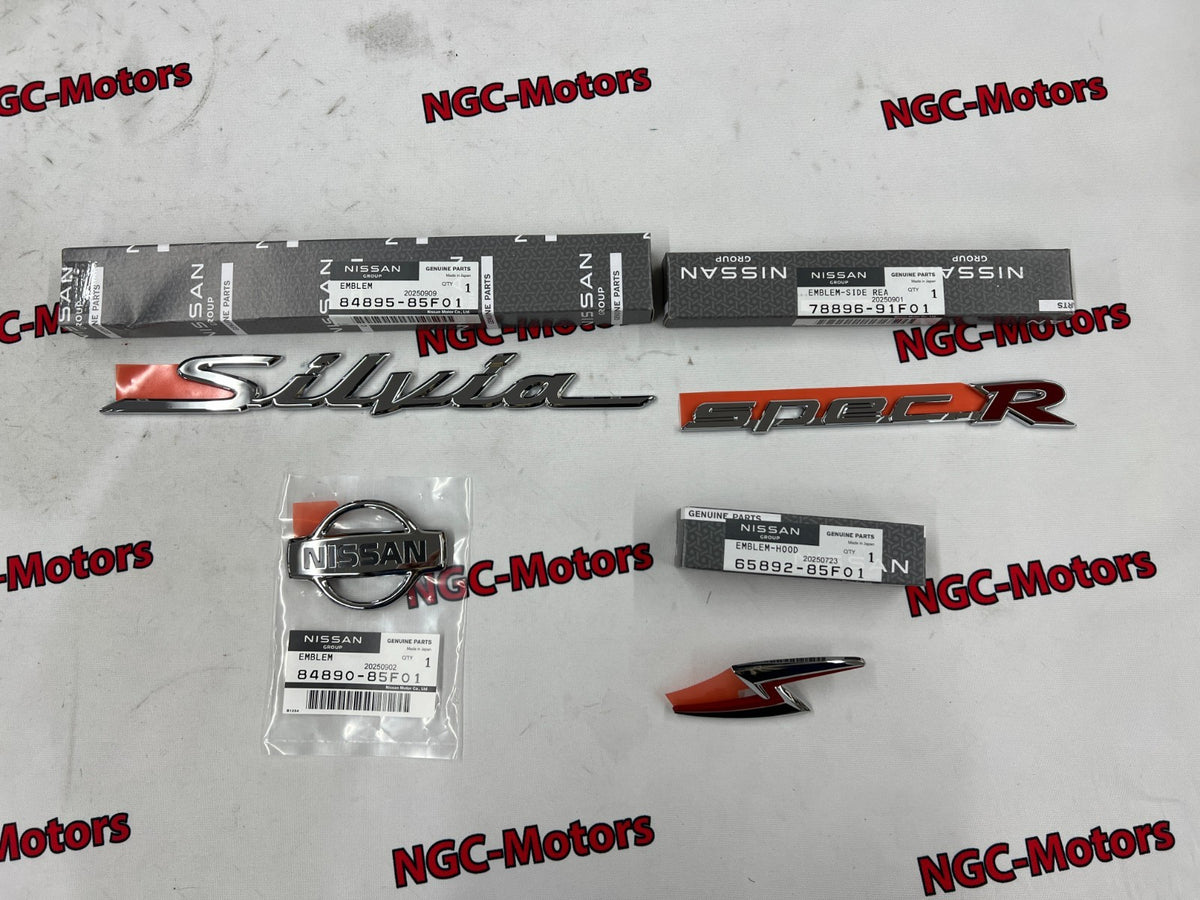 S15 Silvia Emblem Badge Set of 5 Nissan Genuine