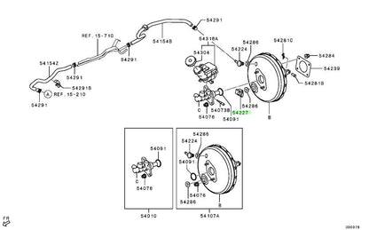 Genuine Mitsubishi Outlander PHEV Brake Booster Vacuum Pressure Sensor 4630A0740