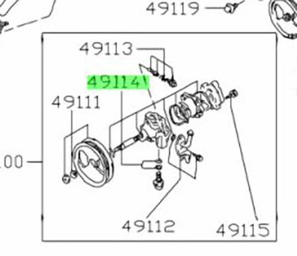 SUZUKI Escudo Jimny Vitara Power Steering Seat RepairPart 49114-60A00 4911460A003