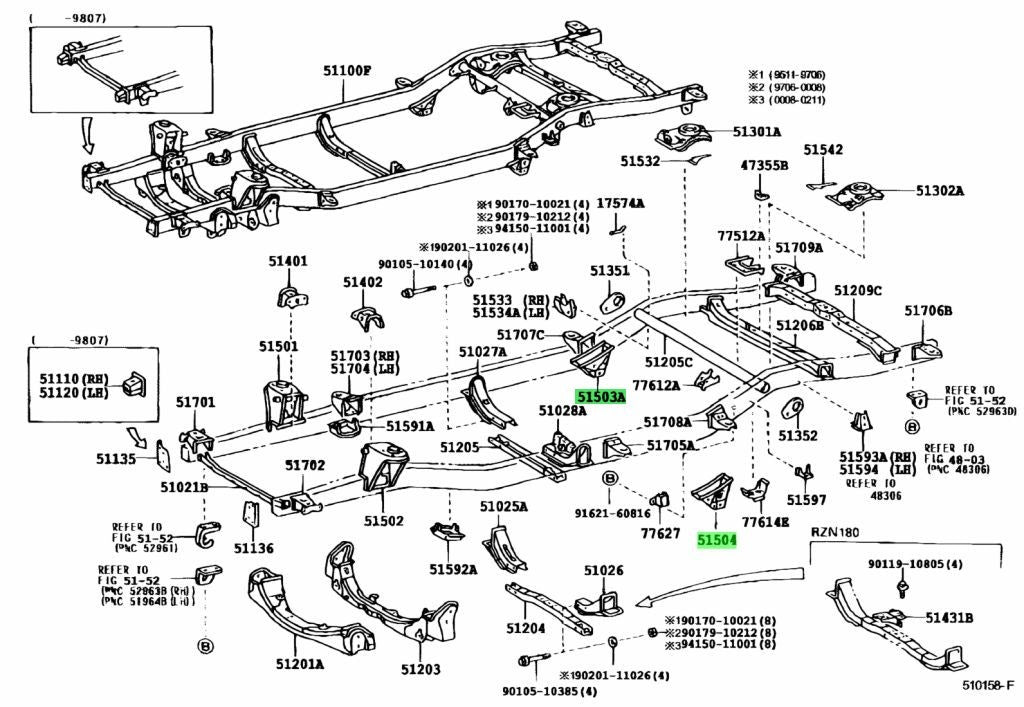 Toyota Genuine 51504-35010 & 51503-35020 Front Lower Arm Set LH RH1