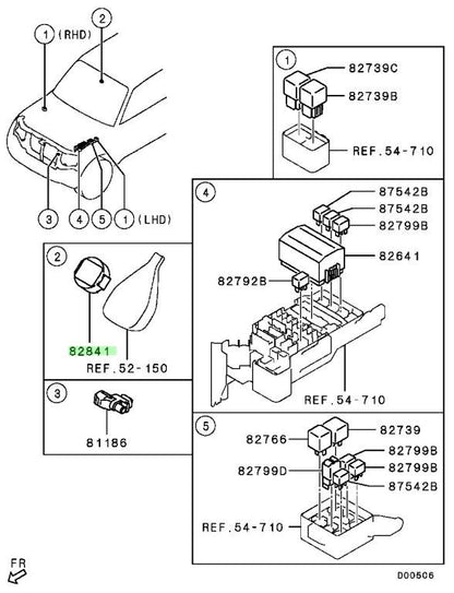 New Genuine Mitsubishi Pajero Montero Rain Light Sensor 8634A0540