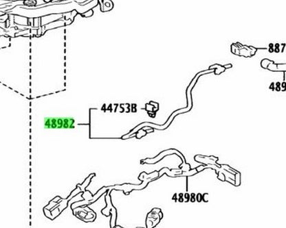 Genuine TOYOTA Lexus LS500/500H Height Control Tube No.2 48982-50060 48982500601