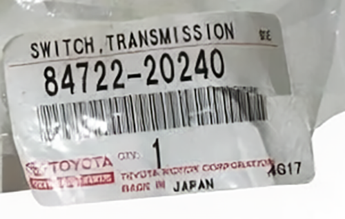 New OEM Genuine TOYOTA Lexus Transmission Control Switch 84722-20240 84722202401