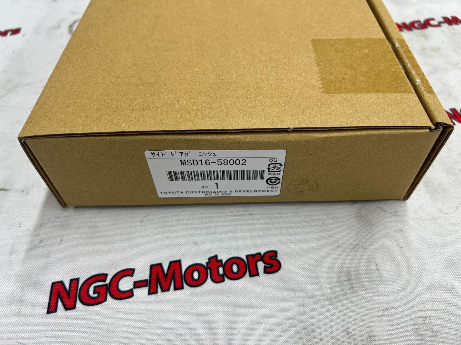 Genuine Toyota MODELLISTA Side Door Garnish Set Alphard Vellfire 40 MSD16-580021