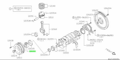12631-53B00-000 Suzuki Pulley,crank timing belt 1263153B00000, New Genuine OEM P2