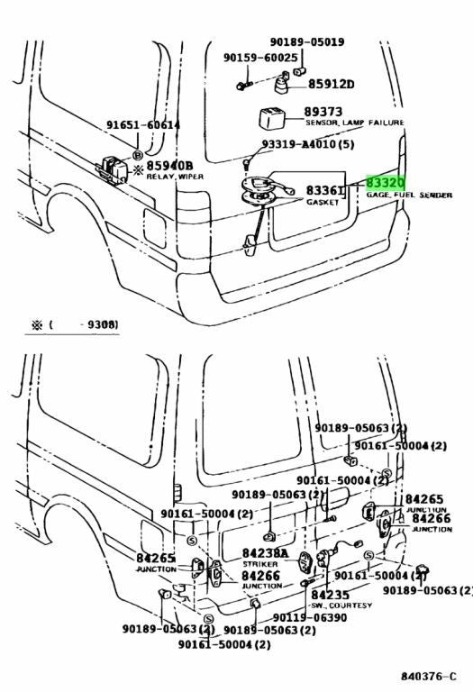 【NEW】Toyota Genuine Hiace Van Regius Ace GAGE ASSY, FUEL SENDER 83320-803410