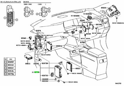 Genuine Lexus RX270/350/450H Instrument Panel Junction Block 82730-48J401