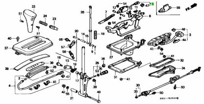 OEM Honda Civic EG Del Sol AT Shift Lock Solenoid 39550-SR3-003 Genuine1