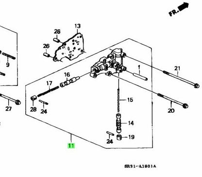 OEM Honda 27600-P24-J00 Lock-Up Valve Body Assy AT Civic EG Del Sol1