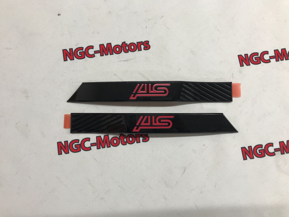 Hola,SUBARU Black Fender Emblem Set Jdm STI R205 SIDE 2008 + IMPREZA STi Genuine
