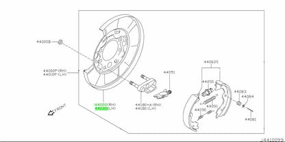 Genuine Nissan OEM Rear Brake Caliper LH RH Set 44030-8J010 44020-8J0101