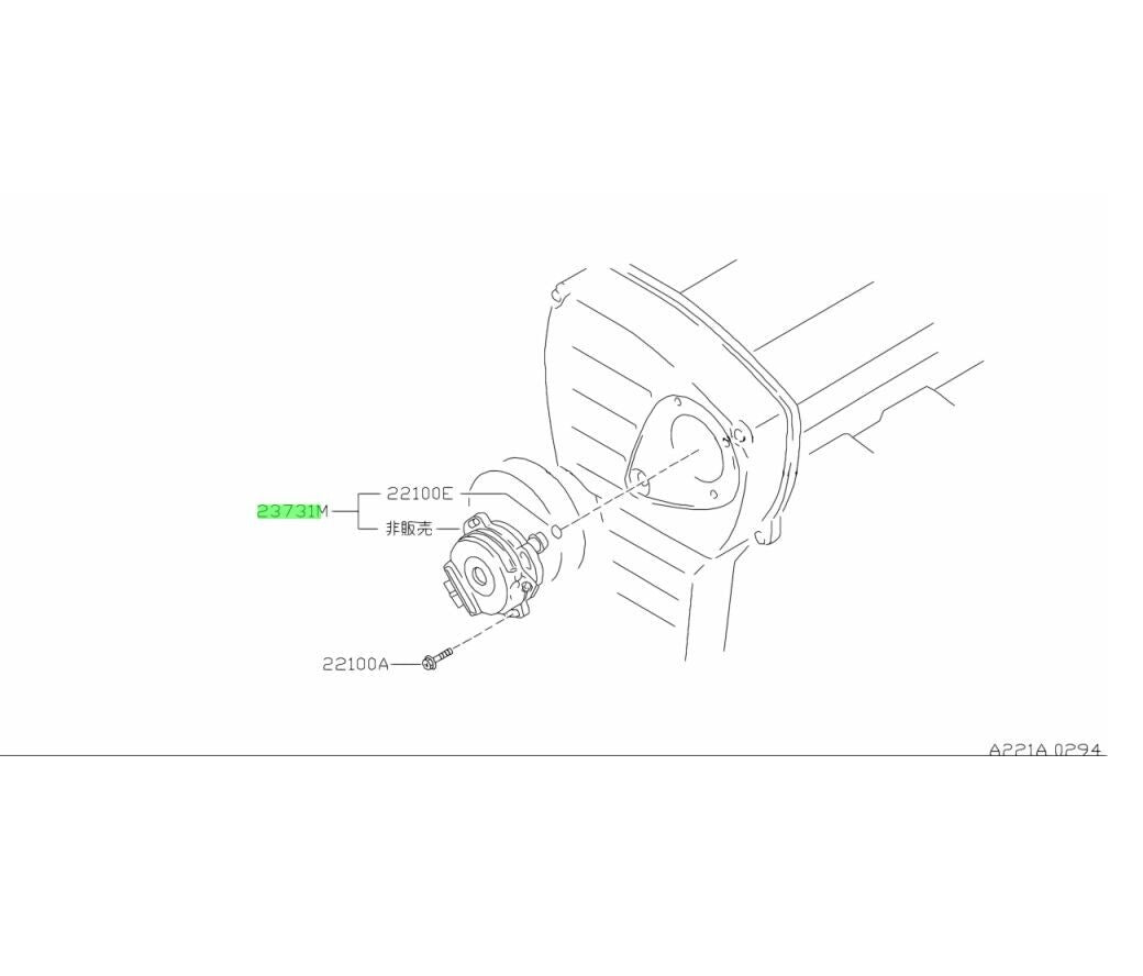 NISSAN SKYLINE GT-R BNR32 BCNR33 Cam Crank Angle Sensor 23731-02U11 Genuine New