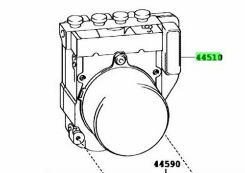 OEM Genuine TOYOTA Lexus RX270/350/450H BrakeActuatorAssy 44050-48494 44050484941