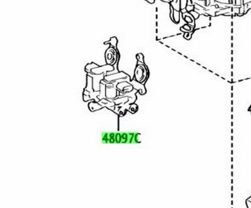 OEM Genuine TOYOTA Lexus Height Control Valve No.3 48097-50010 48097500102