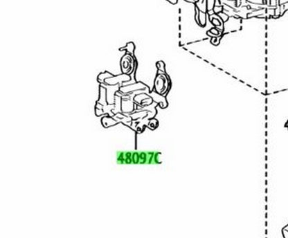 OEM Genuine TOYOTA Lexus Height Control Valve No.3 48097-50010 48097500102