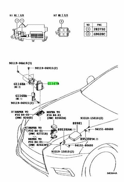 TOYOTA Lexus LS600HL OilPump MotorController ECU 03/2012- G1167-50011 G1167500110