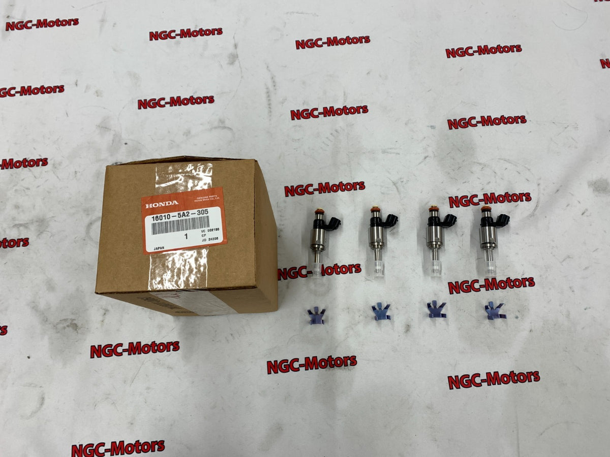 OEM Honda Acura 16010-5A2-305 INJECTOR SET, FUEL 4 PIECES Accord ILX TLX Genuine