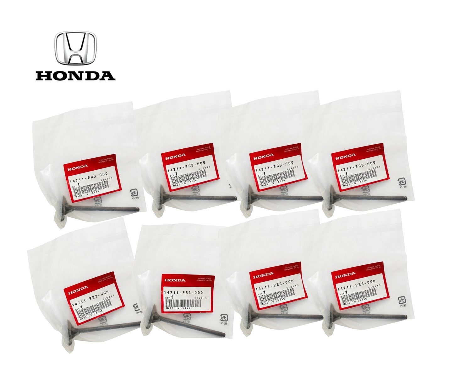 OEM HONDA Intake Valve 8PCS Civic EG6 Del So 14711-PR3-0000