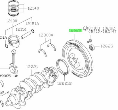 12620-77EA0-000 Suzuki Flywheel 1262077EA0000, New Genuine OEM Part1
