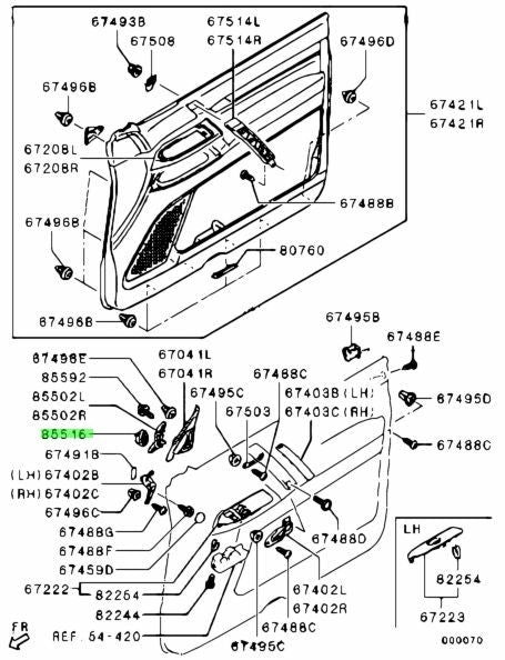 NEW Genuine Mitsubishi Front Speaker OEM 8720A1310