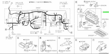 Genuine Nissan 350Z Z33 Murano Z50 Fuse Junction Block 24350-AM60A OEM1