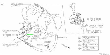 24731-57B10-000 Suzuki Switch assy,shift 2473157B10000, New Genuine OEM Part1