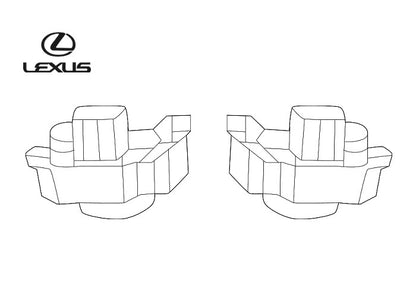Genuine Lexus Parking Assist Light RH LH Set 867A2-52070 867A2-520800