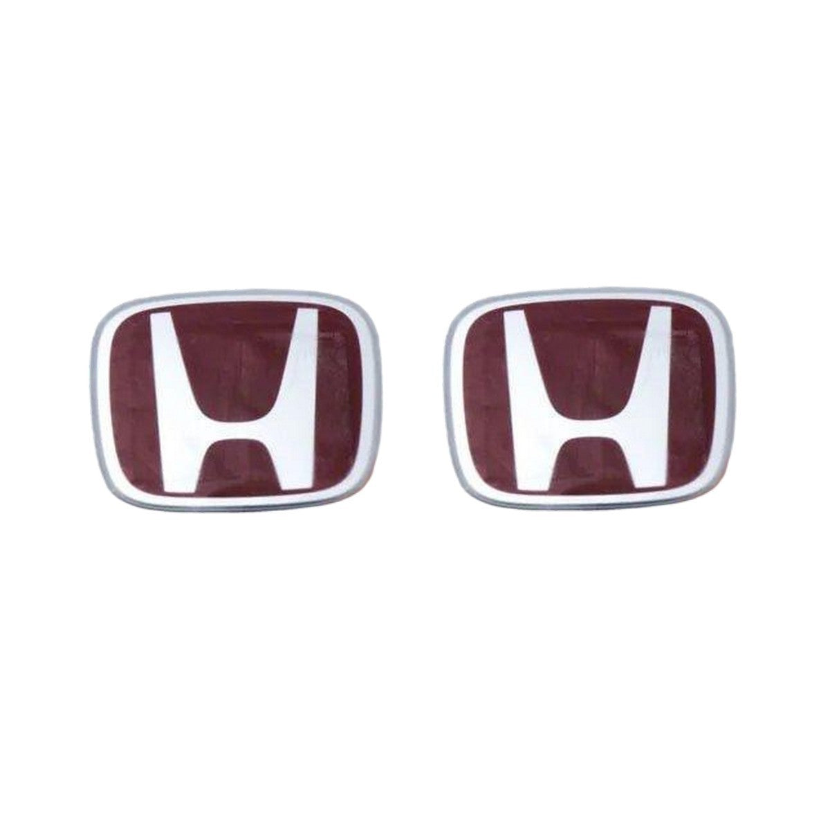 HONDA GENUINE CIVIC FD2 TYPE-R Front & REAR RED H EMBLEM WHITE TRIM JDM Japan1