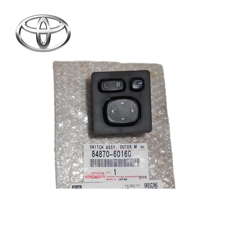 New Genuine Toyota Land Cruiser Prado Power Mirror Switch 84870-60160 OEM0
