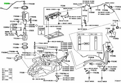 TOYOTA LEXUS RX270/350/450H Fuel Tank Main Tube SubAssy Replacement 77209-480900