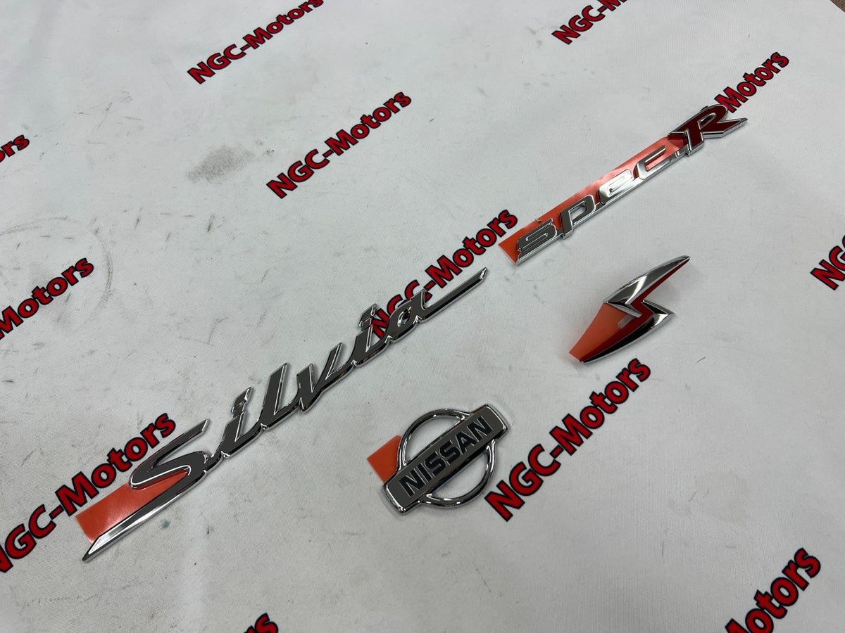 S15 Silvia Emblem Badge Set of 5 Nissan Genuine