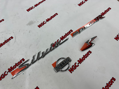 S15 Silvia Emblem Badge Set of 5 Nissan Genuine