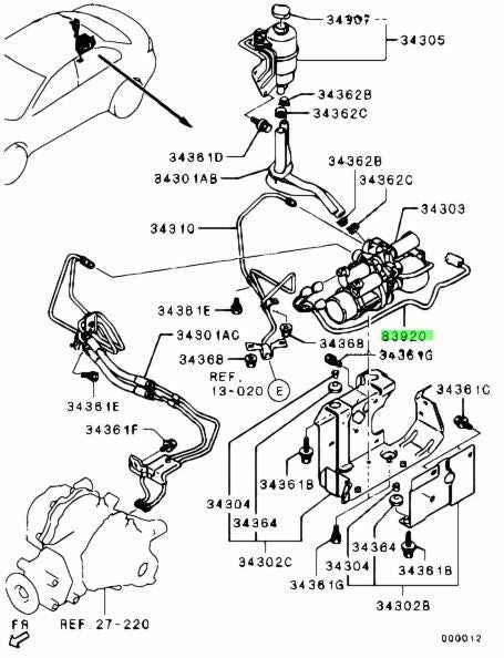 OEM Genuine Mitsubishi Lancer Evolution CZ4A HARNESS,AYC 8545A0041