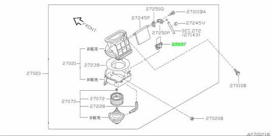 Genuine Nissan Electrical Heater Resistor For Silvia S14 200SX1