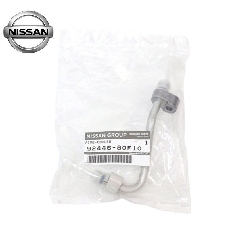 NEW Genuine Nissan A/C Condenser to Receiver Drier Pipe Line OEM 92446-80F100