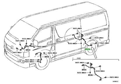 OEM SENSOR, SPEED, REAR Genuine Toyota HiAce Van200 GDH201V 89545-261501